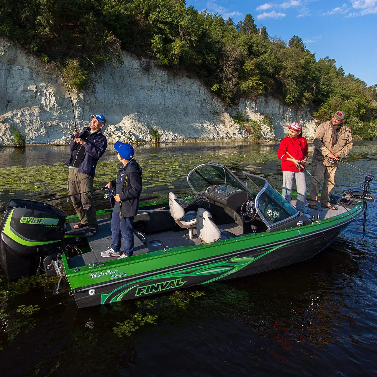 bass boat lago di bolsena